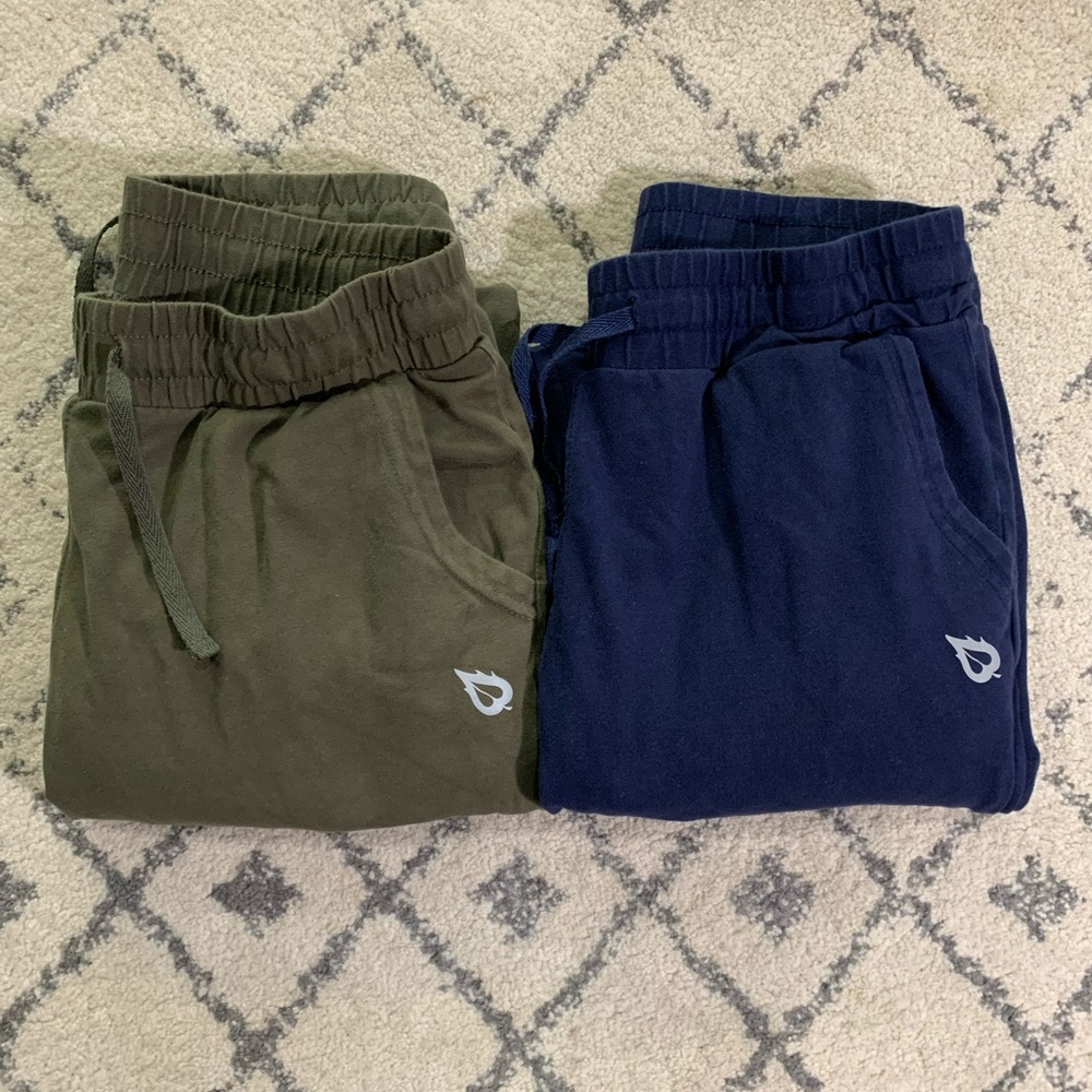 Baleaf Joggers | S | Navy + Olive Green | GUC